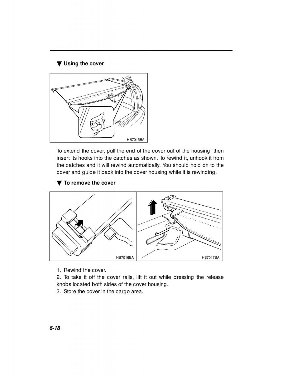 manual  Subaru Outback Legacy owners manual / page 234