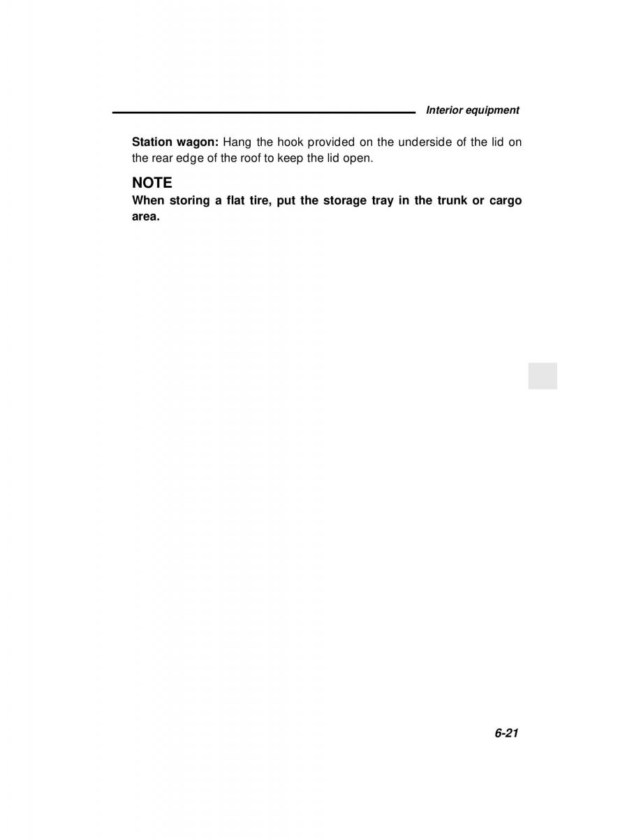 manual  Subaru Outback Legacy owners manual / page 237