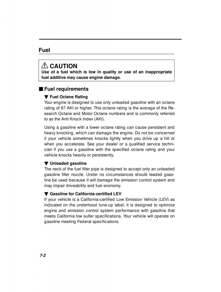 manual  Subaru Outback Legacy owners manual / page 239