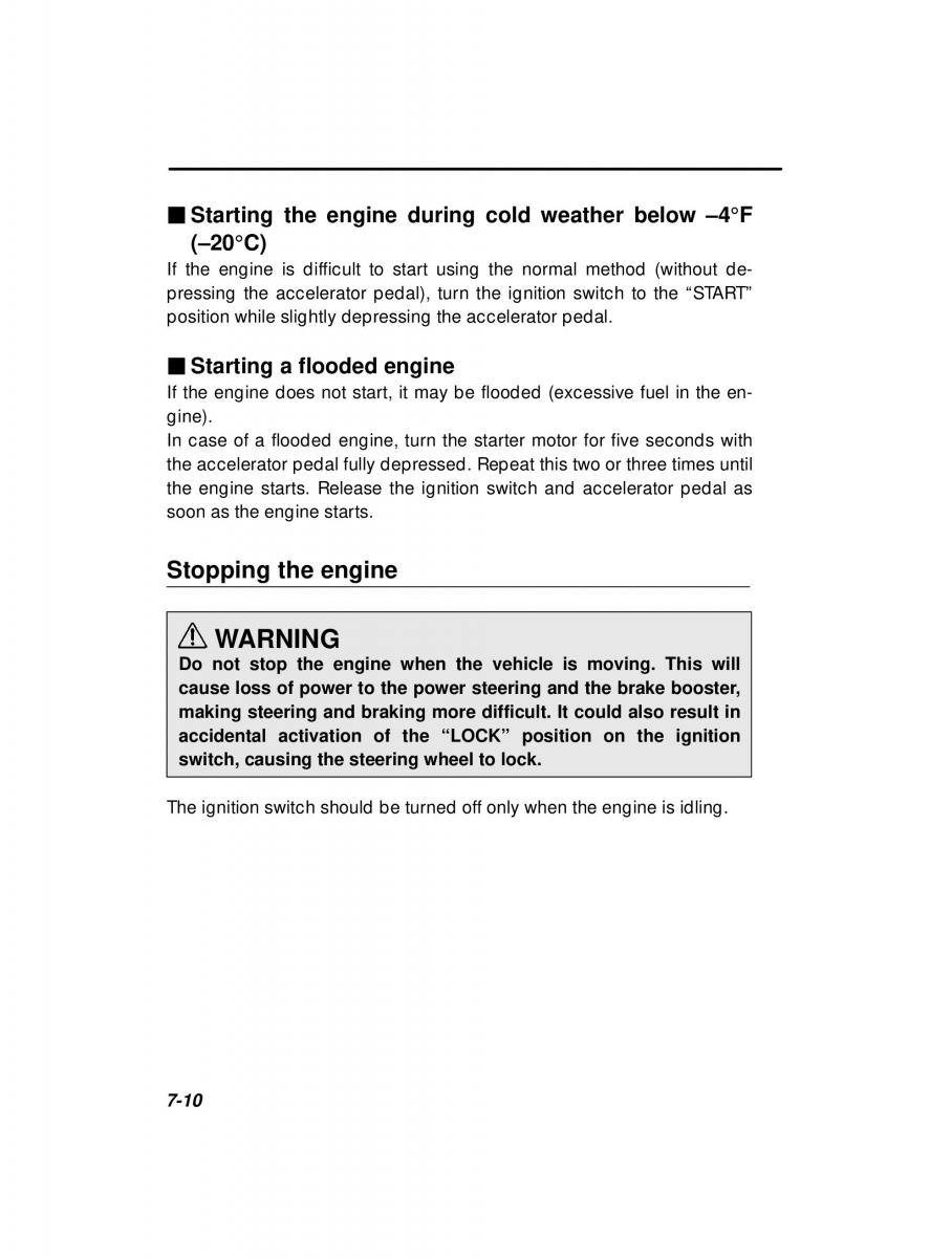 manual  Subaru Outback Legacy owners manual / page 247