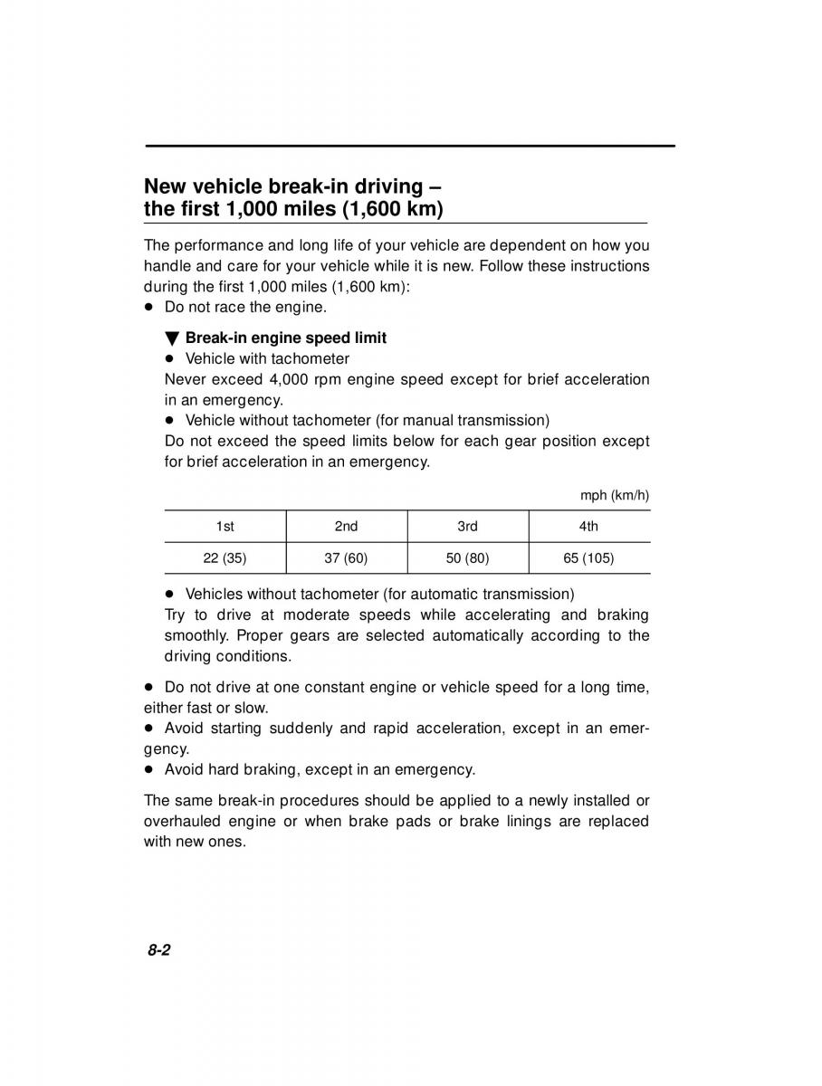 manual  Subaru Outback Legacy owners manual / page 268