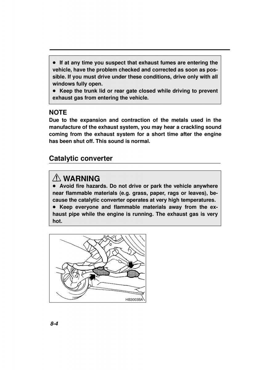 manual  Subaru Outback Legacy owners manual / page 270