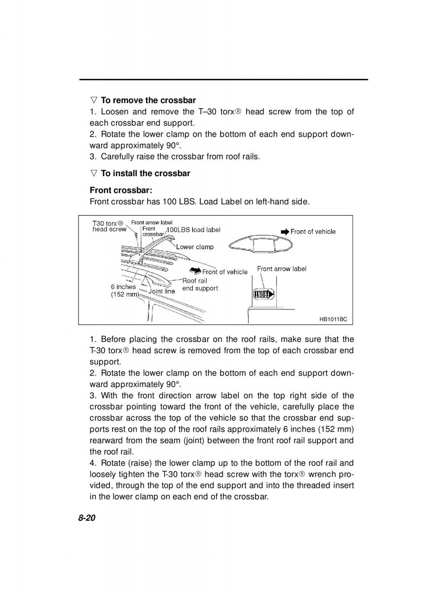 manual  Subaru Outback Legacy owners manual / page 286