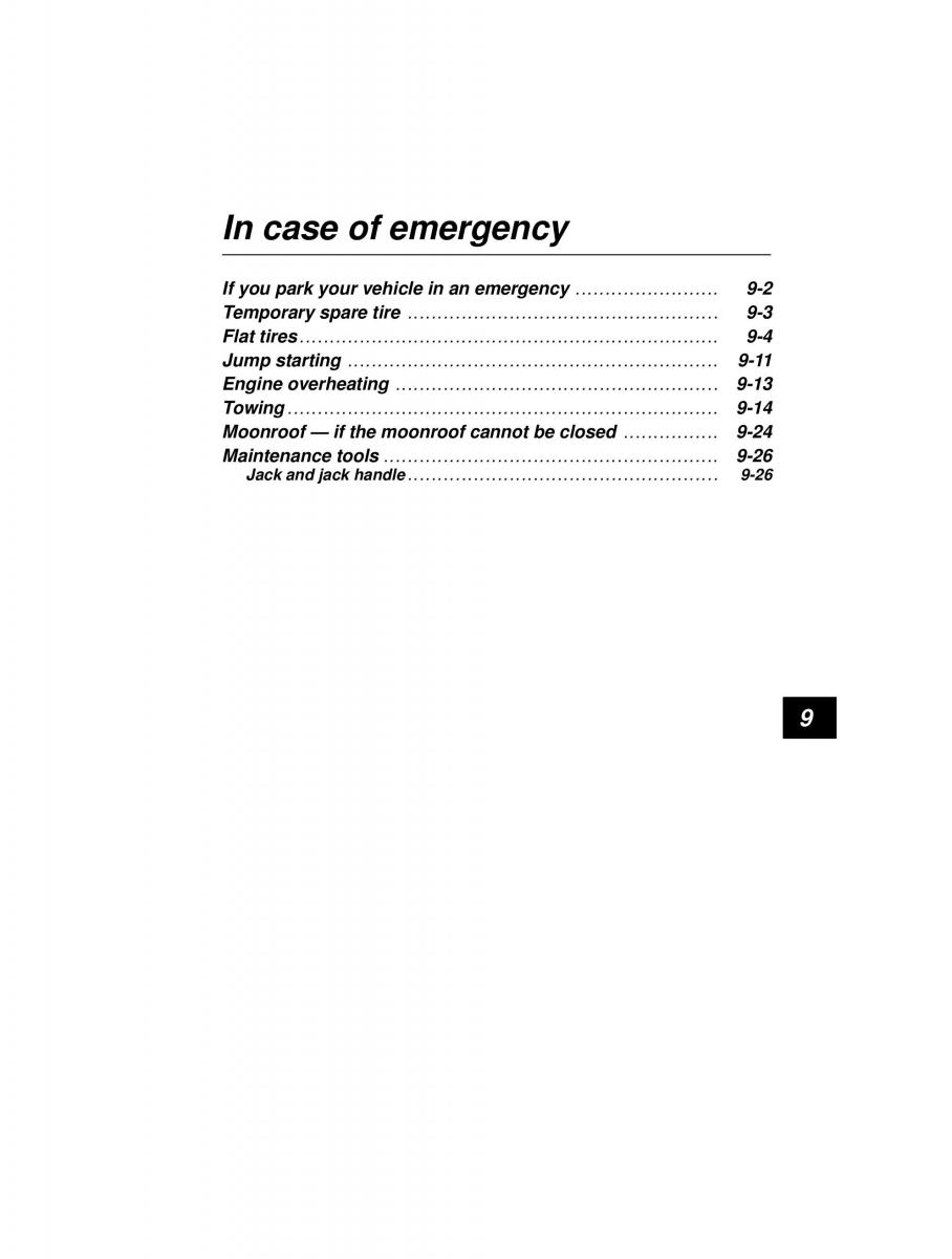 manual  Subaru Outback Legacy owners manual / page 305