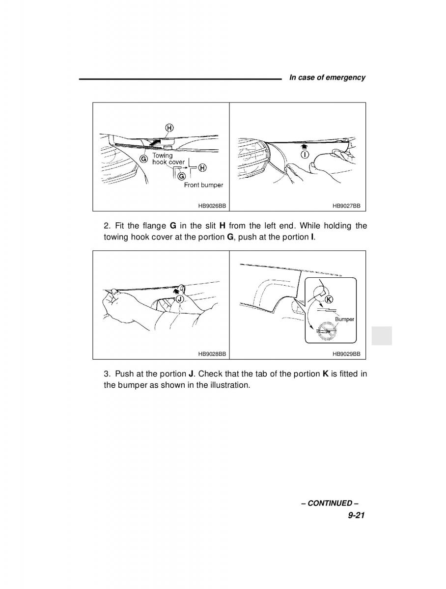 manual  Subaru Outback Legacy owners manual / page 325