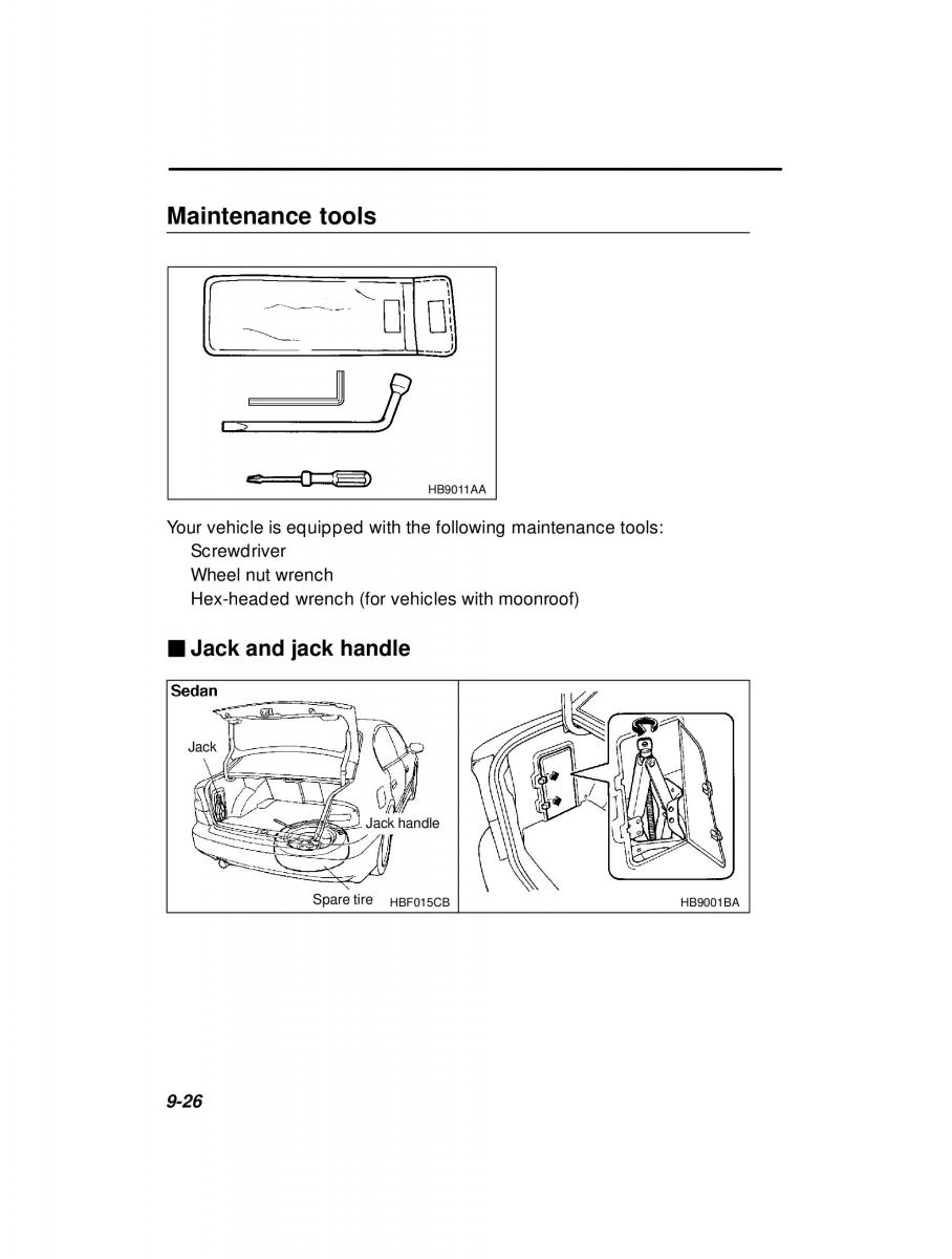 manual  Subaru Outback Legacy owners manual / page 330