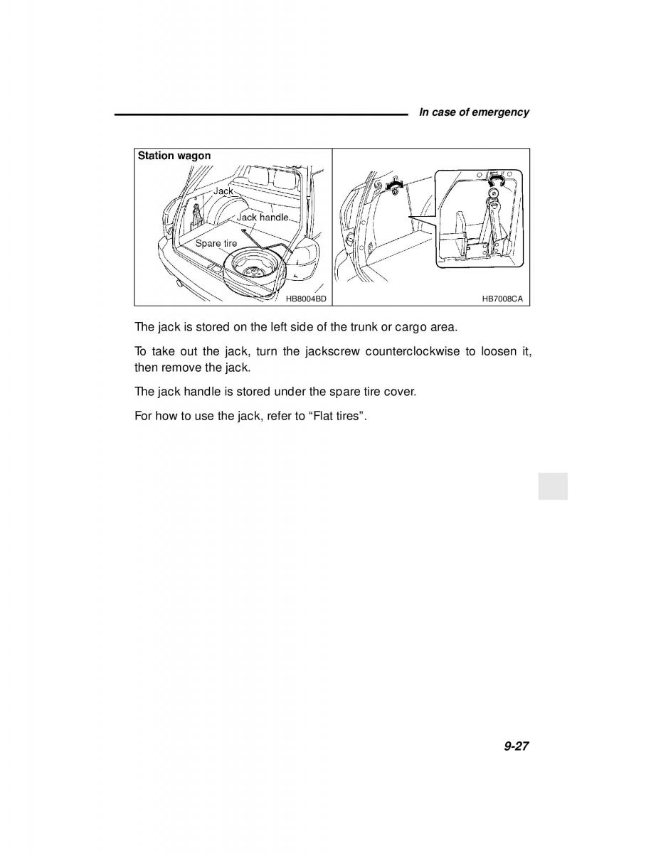 manual  Subaru Outback Legacy owners manual / page 331