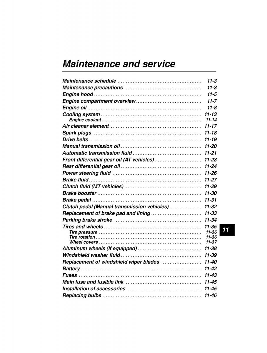 manual  Subaru Outback Legacy owners manual / page 340