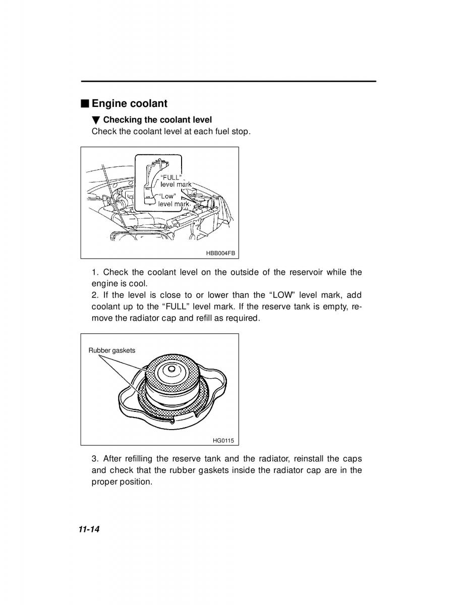 manual  Subaru Outback Legacy owners manual / page 353