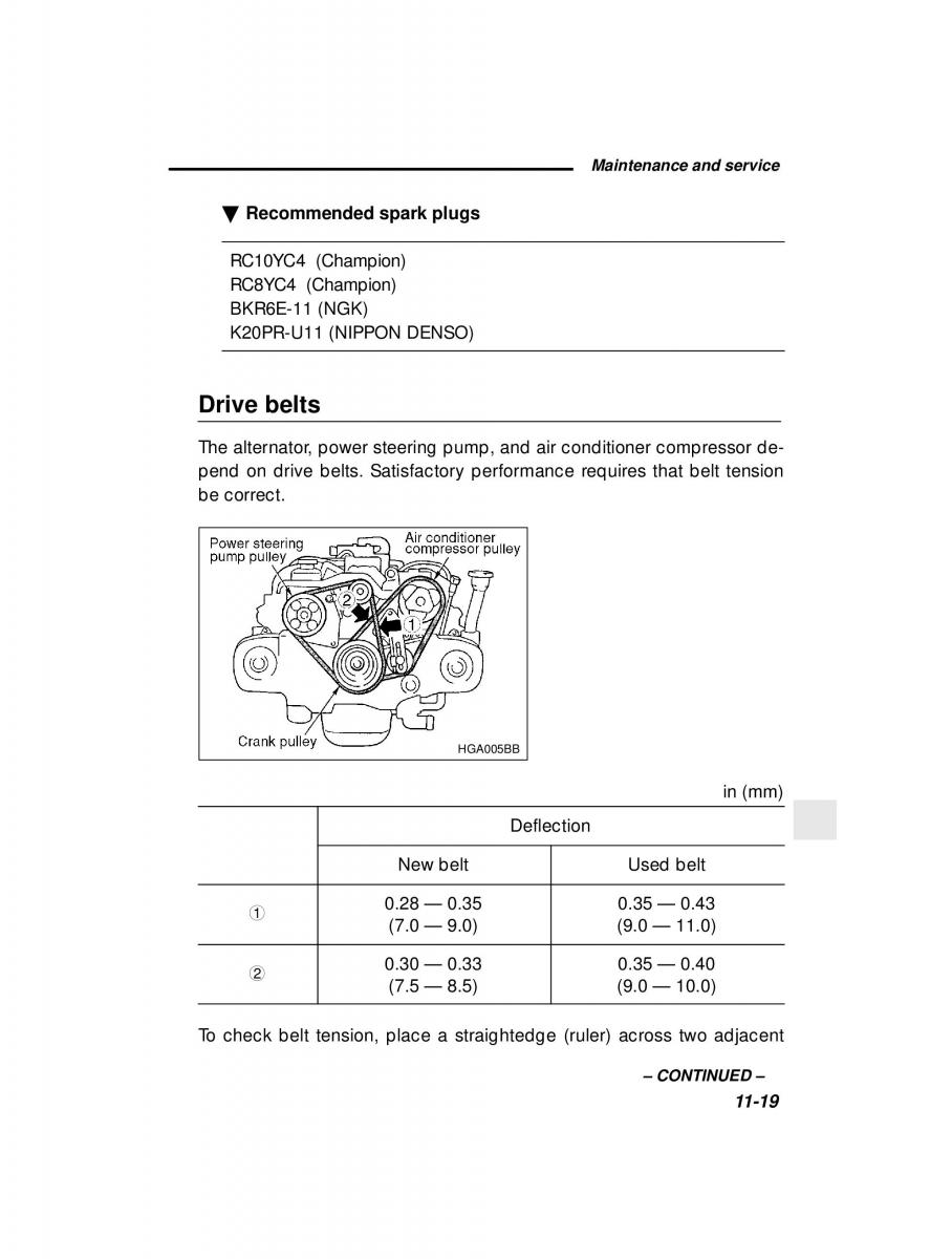 manual  Subaru Outback Legacy owners manual / page 358