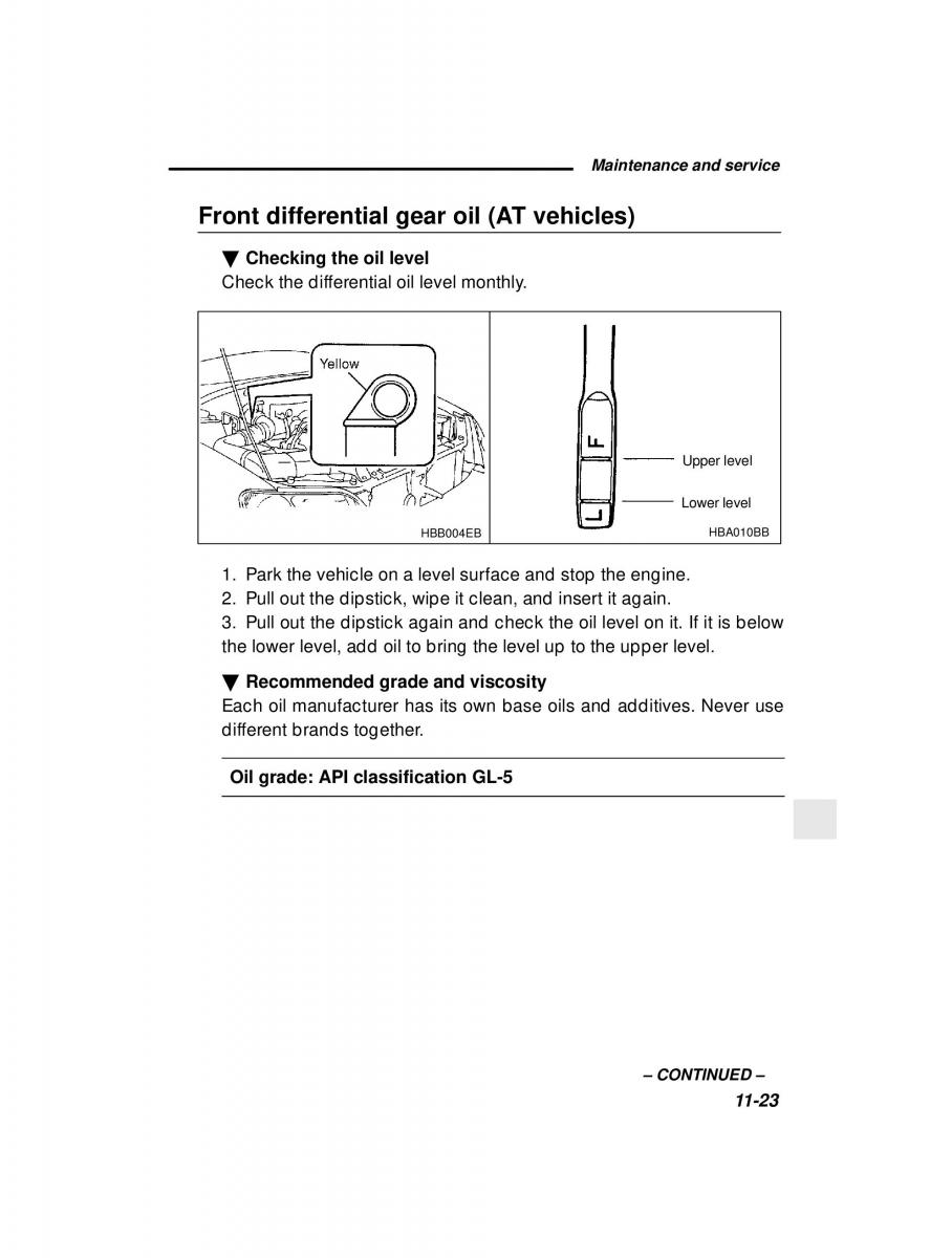 manual  Subaru Outback Legacy owners manual / page 362