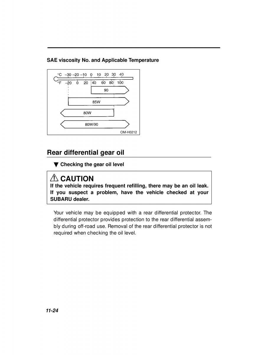 manual  Subaru Outback Legacy owners manual / page 363