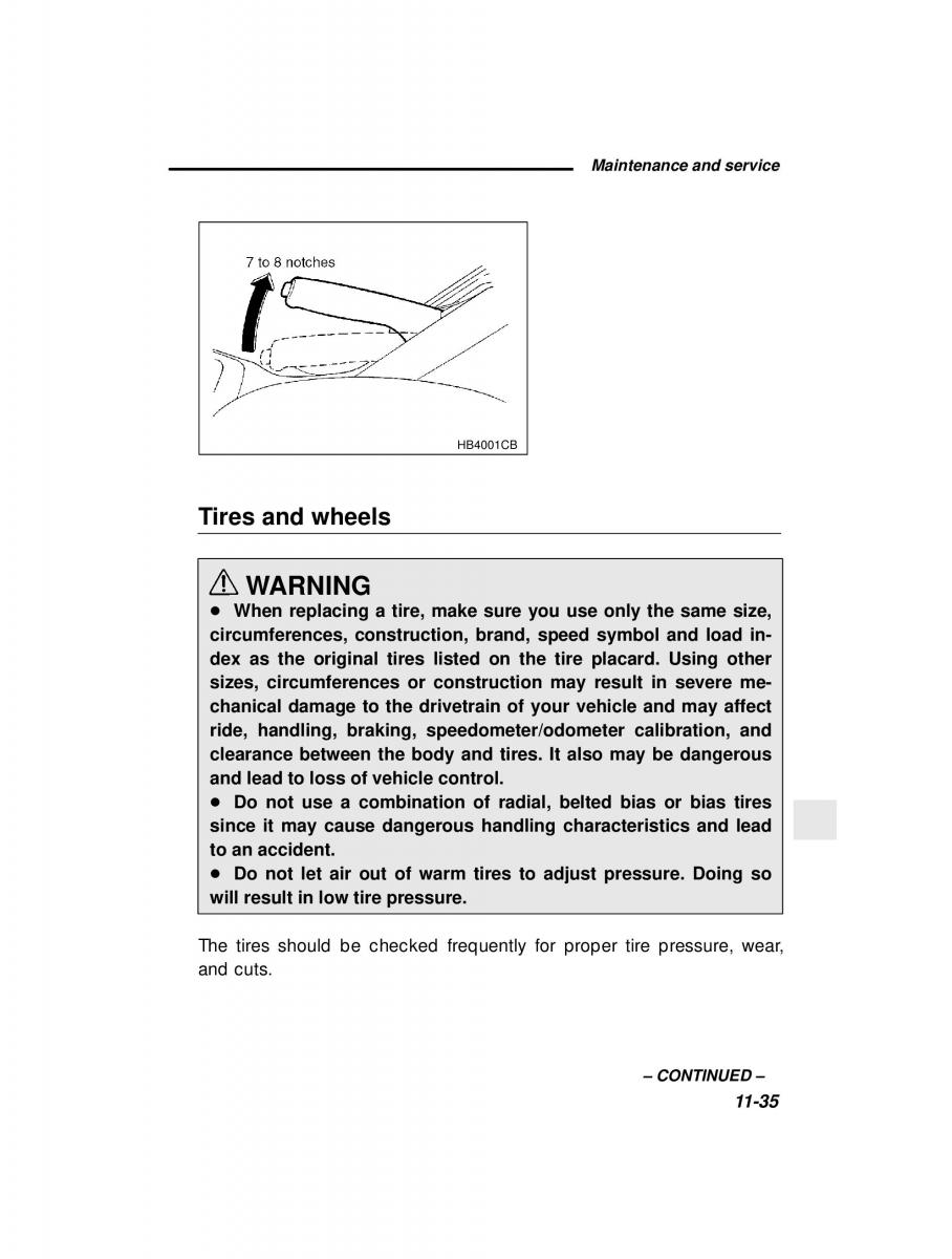 manual  Subaru Outback Legacy owners manual / page 374