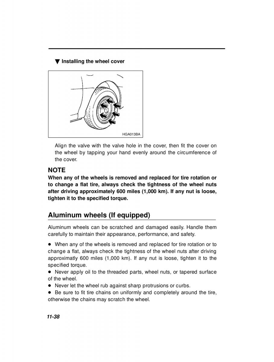 manual  Subaru Outback Legacy owners manual / page 377