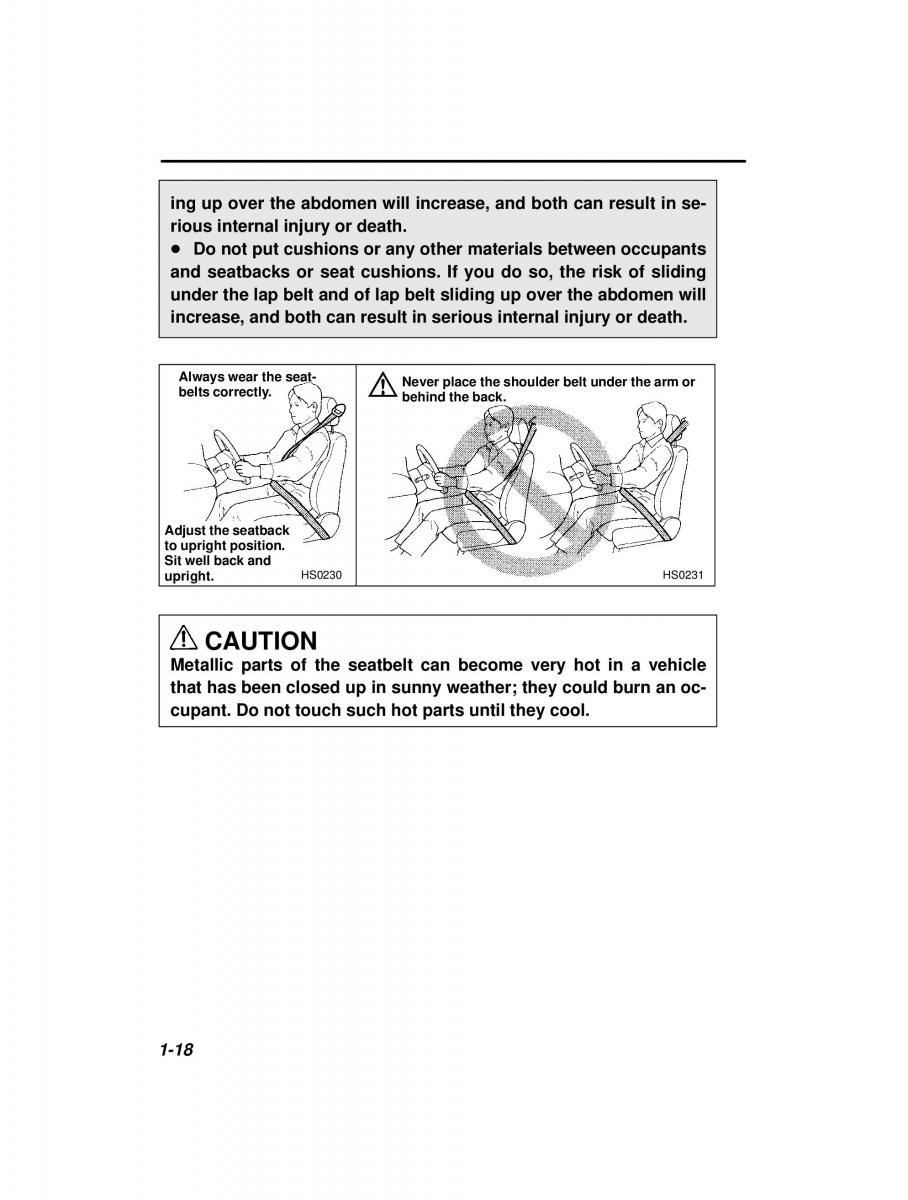 manual  Subaru Outback Legacy owners manual / page 38