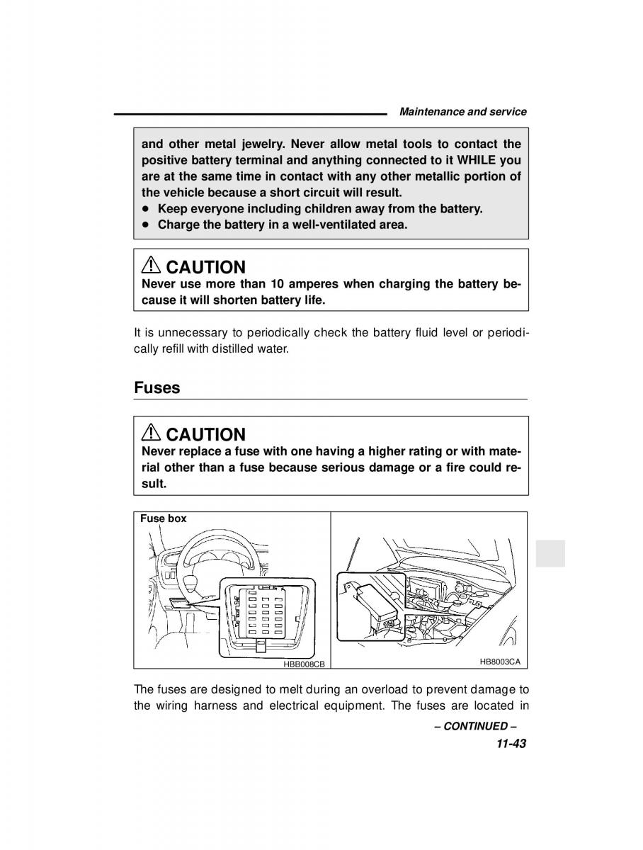 manual  Subaru Outback Legacy owners manual / page 382