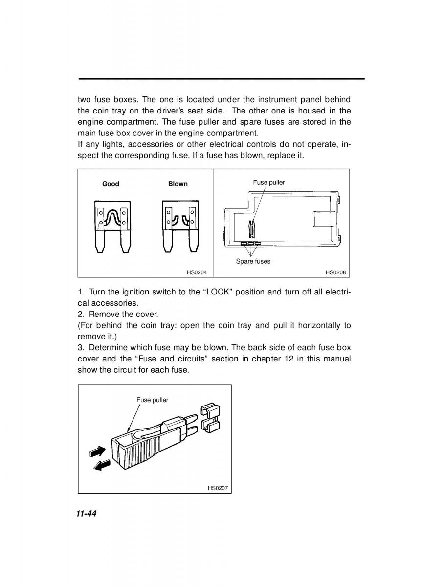 manual  Subaru Outback Legacy owners manual / page 383