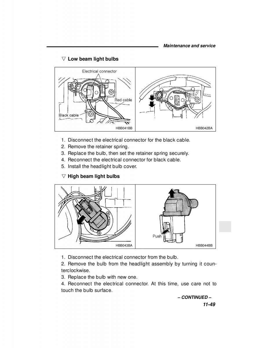 manual  Subaru Outback Legacy owners manual / page 388