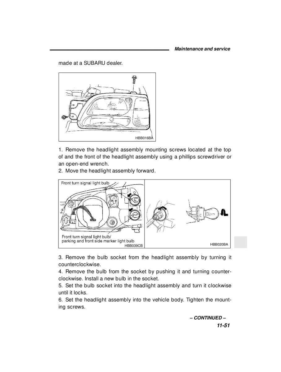 manual  Subaru Outback Legacy owners manual / page 390