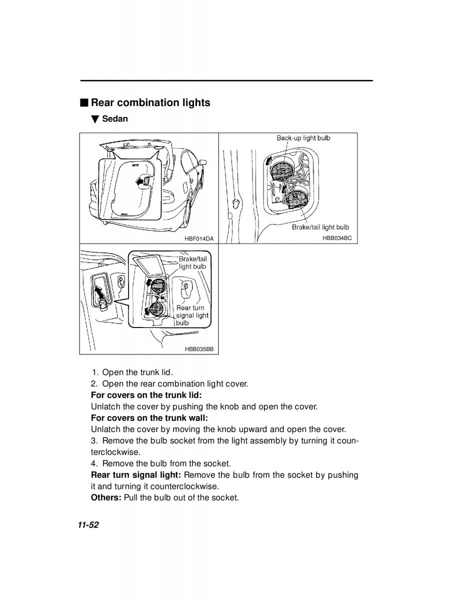 manual  Subaru Outback Legacy owners manual / page 391