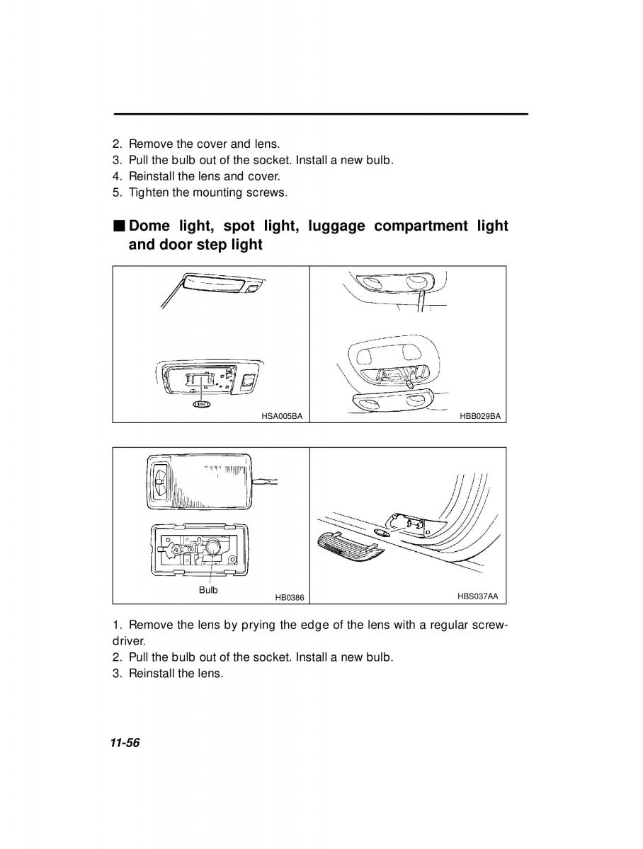 manual  Subaru Outback Legacy owners manual / page 395