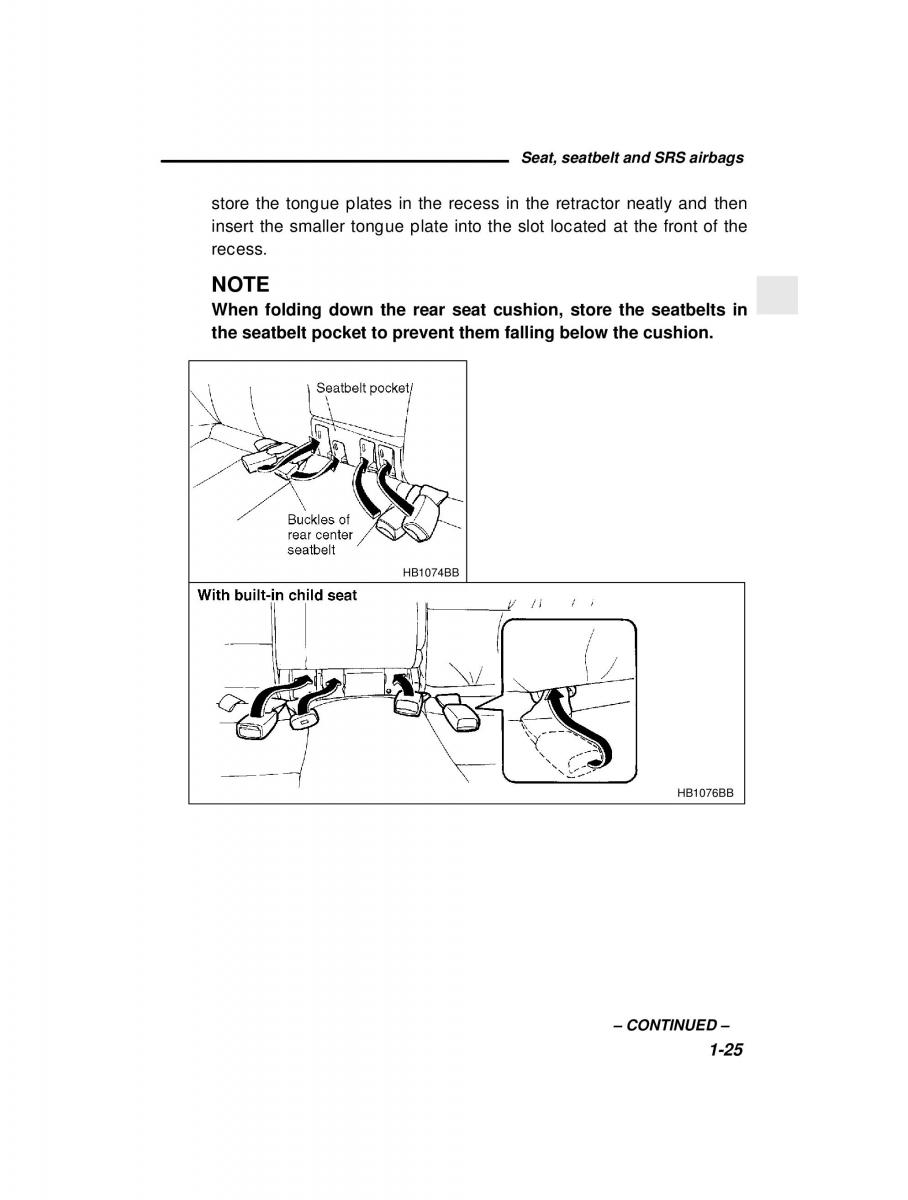 manual  Subaru Outback Legacy owners manual / page 45