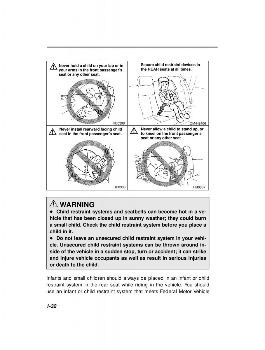 manual  Subaru Outback Legacy owners manual / page 52