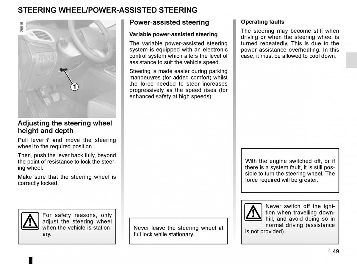 Renault Scenic III 3 owners manual / page 55