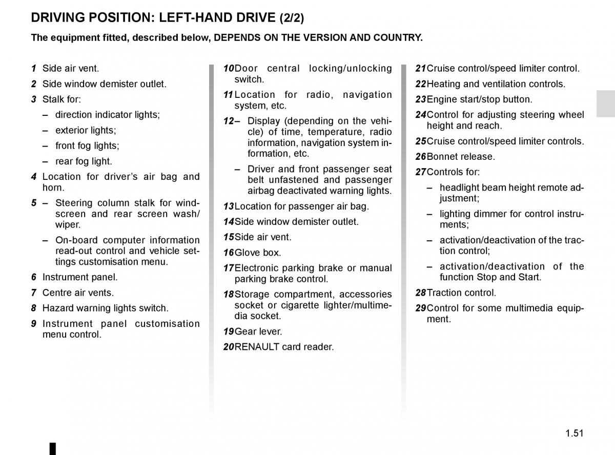 Renault Scenic III 3 owners manual / page 57