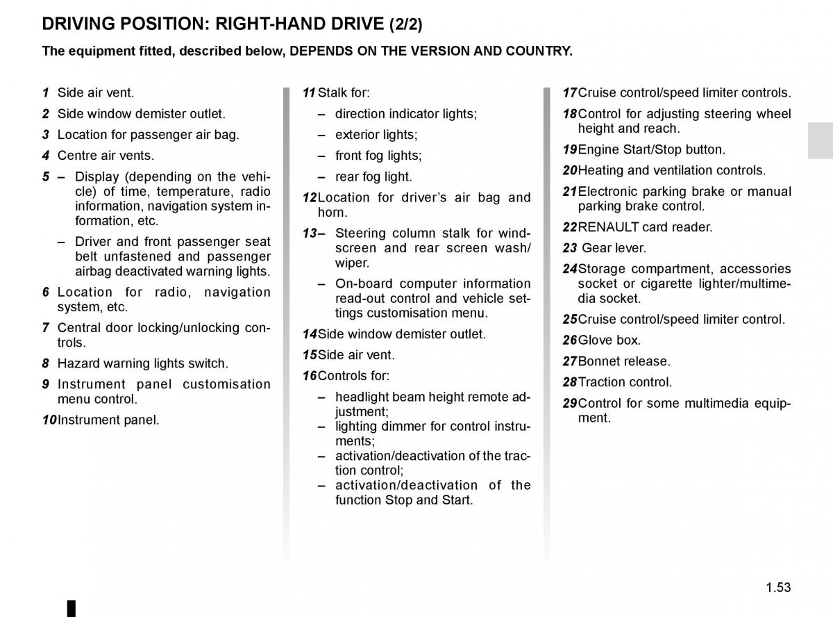 Renault Scenic III 3 owners manual / page 59