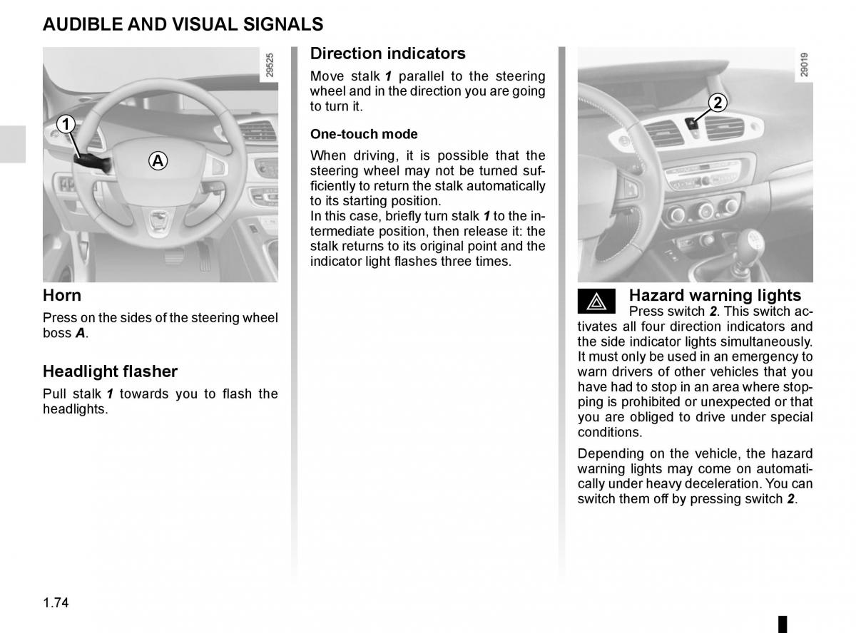 Renault Scenic III 3 owners manual / page 80