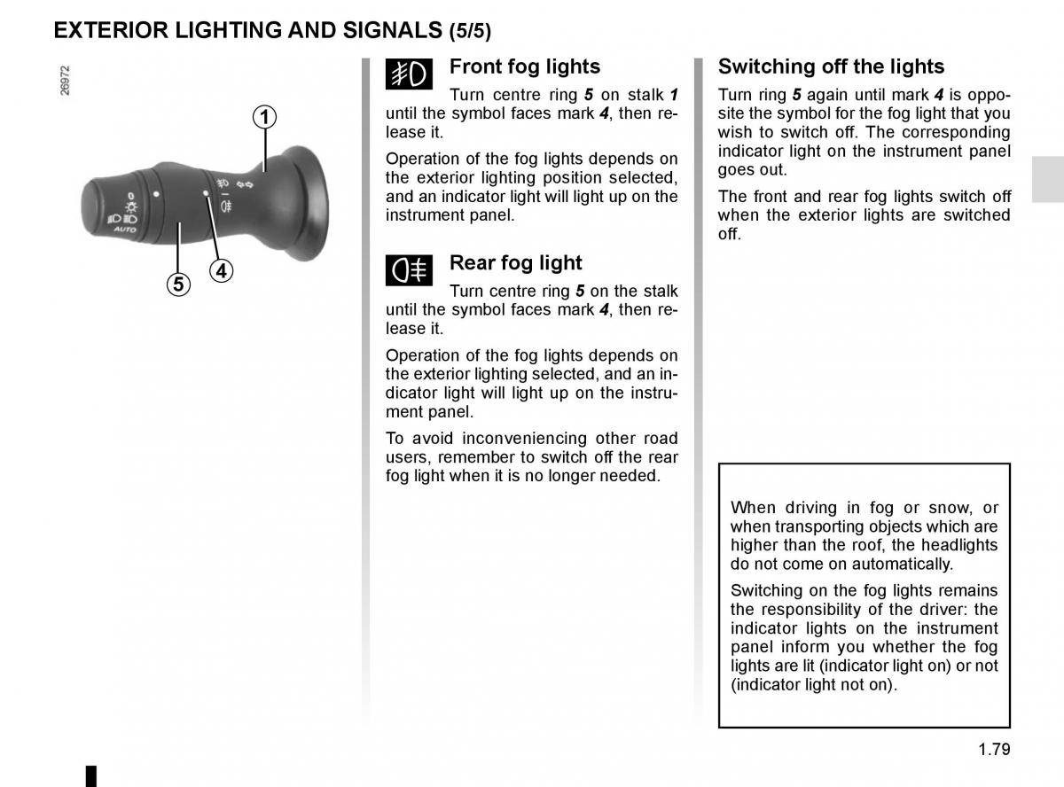 Renault Scenic III 3 owners manual / page 85