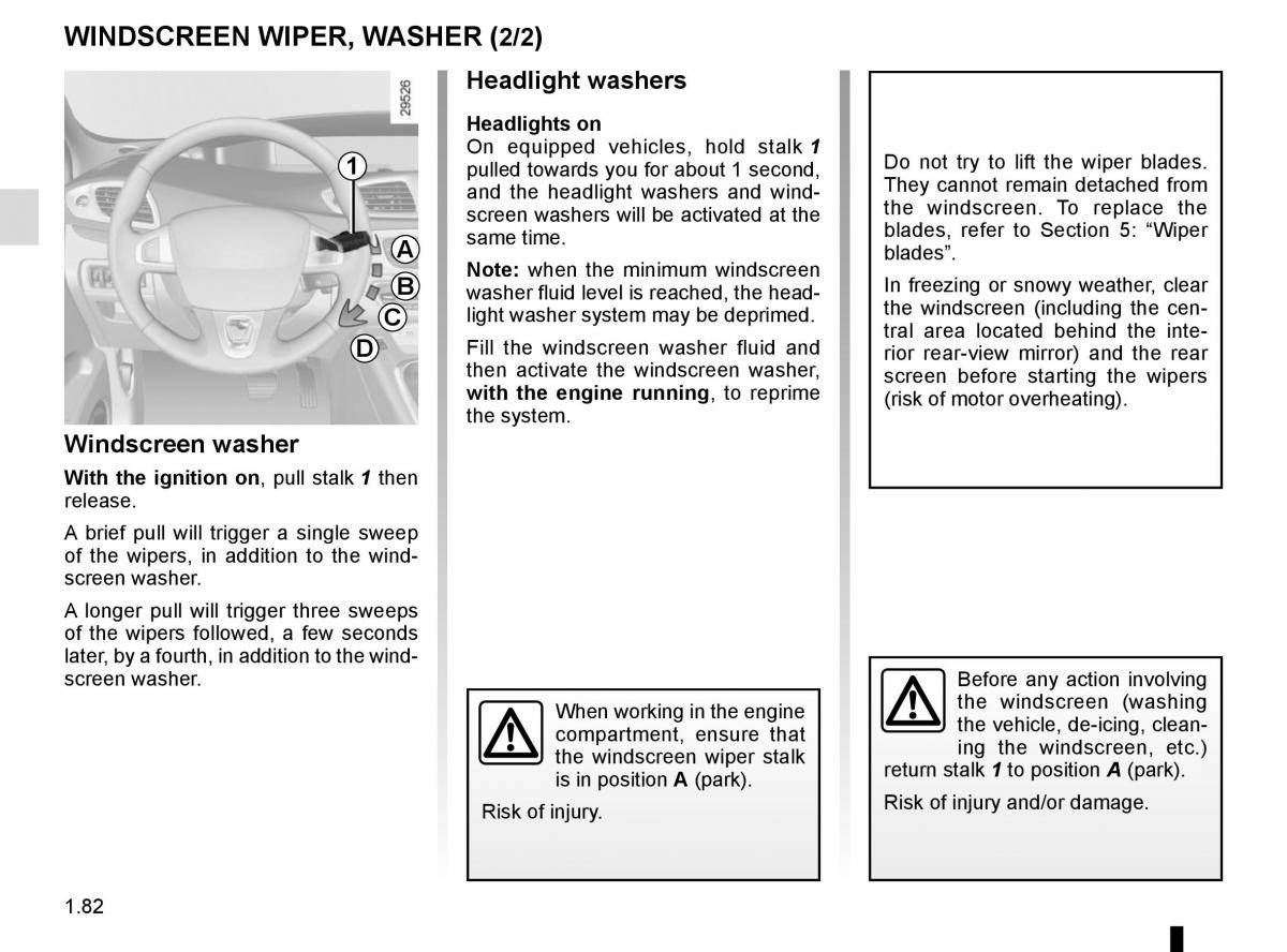 Renault Scenic III 3 owners manual / page 88