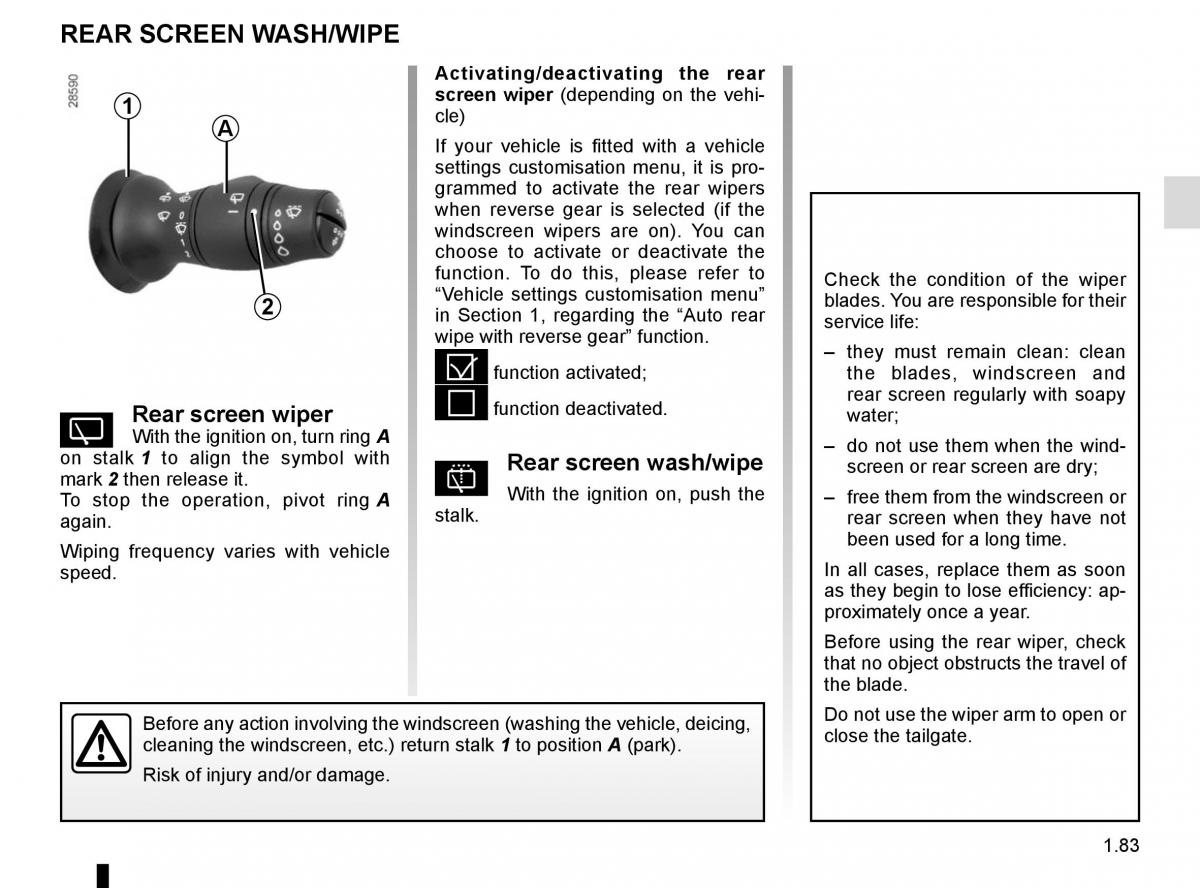 Renault Scenic III 3 owners manual / page 89