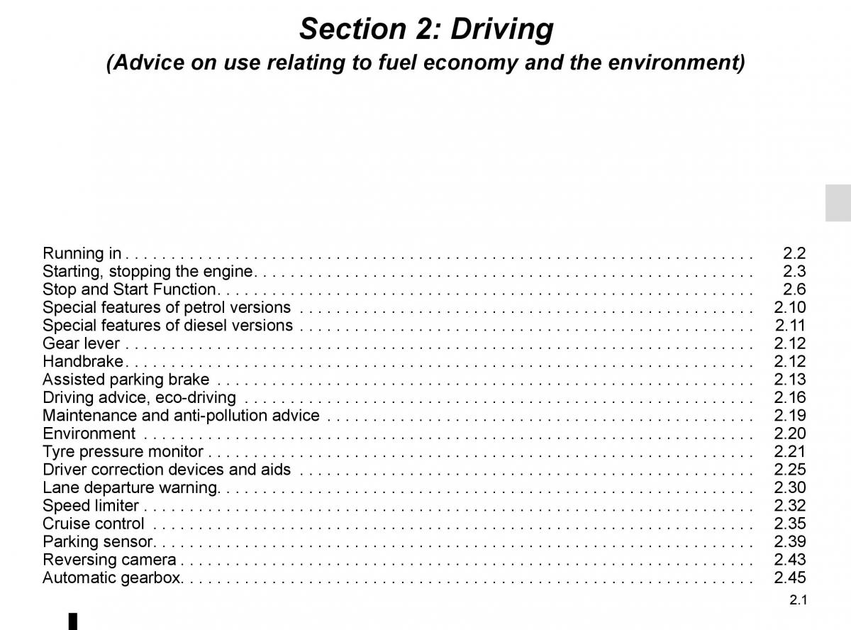 Renault Scenic III 3 owners manual / page 93