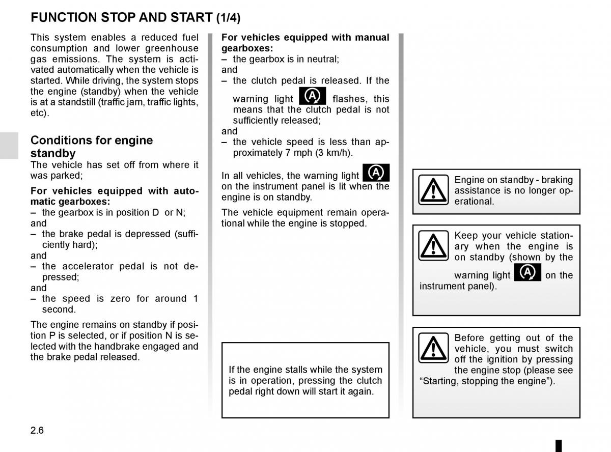 Renault Scenic III 3 owners manual / page 98