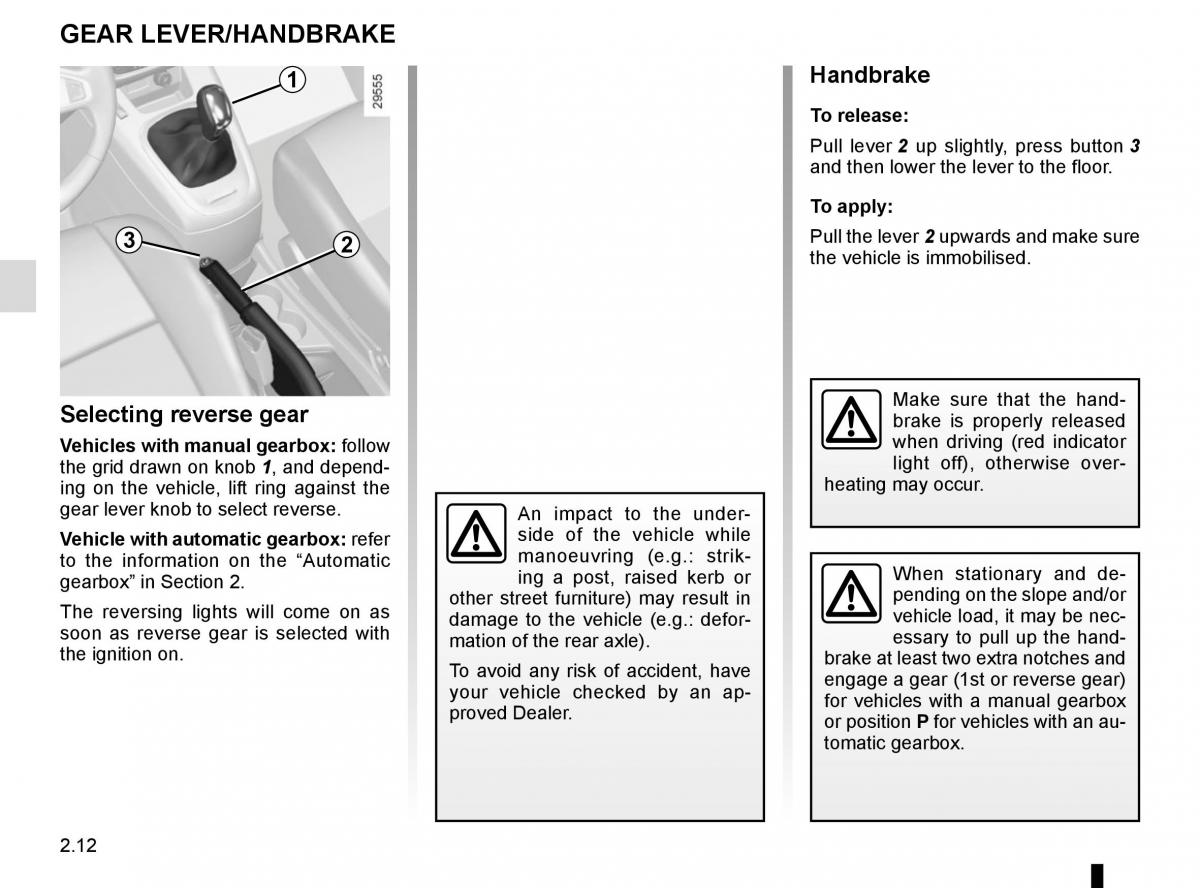 Renault Scenic III 3 owners manual / page 104