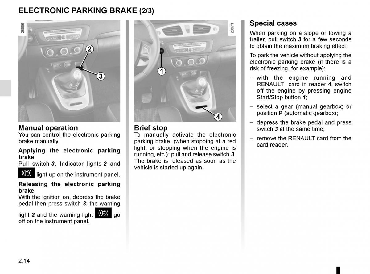 Renault Scenic III 3 owners manual / page 106