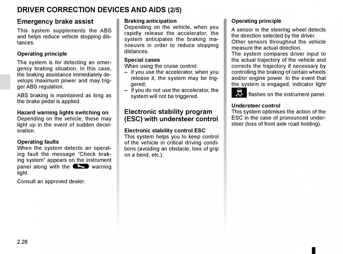 Renault Scenic III 3 owners manual / page 118