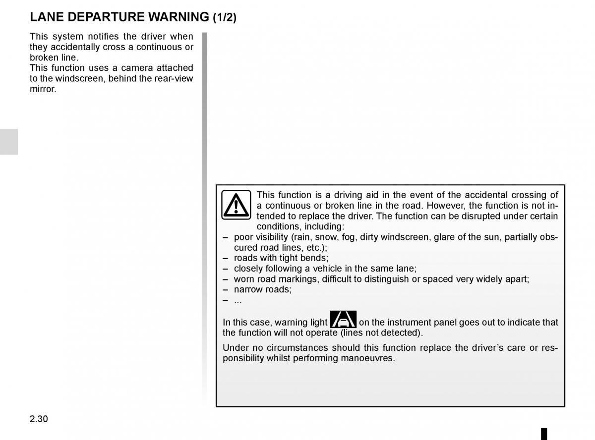 Renault Scenic III 3 owners manual / page 122