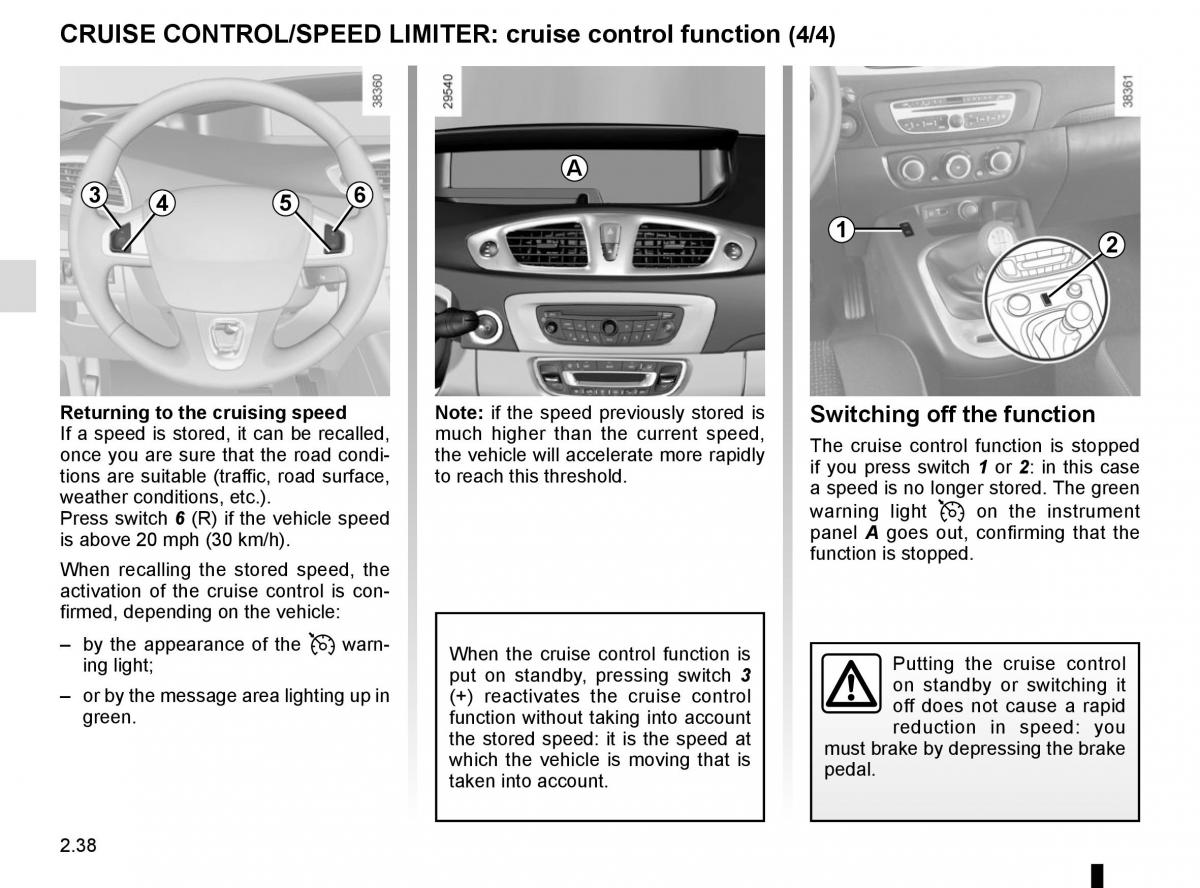 Renault Scenic III 3 owners manual / page 130