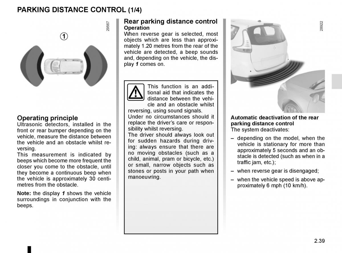 Renault Scenic III 3 owners manual / page 131