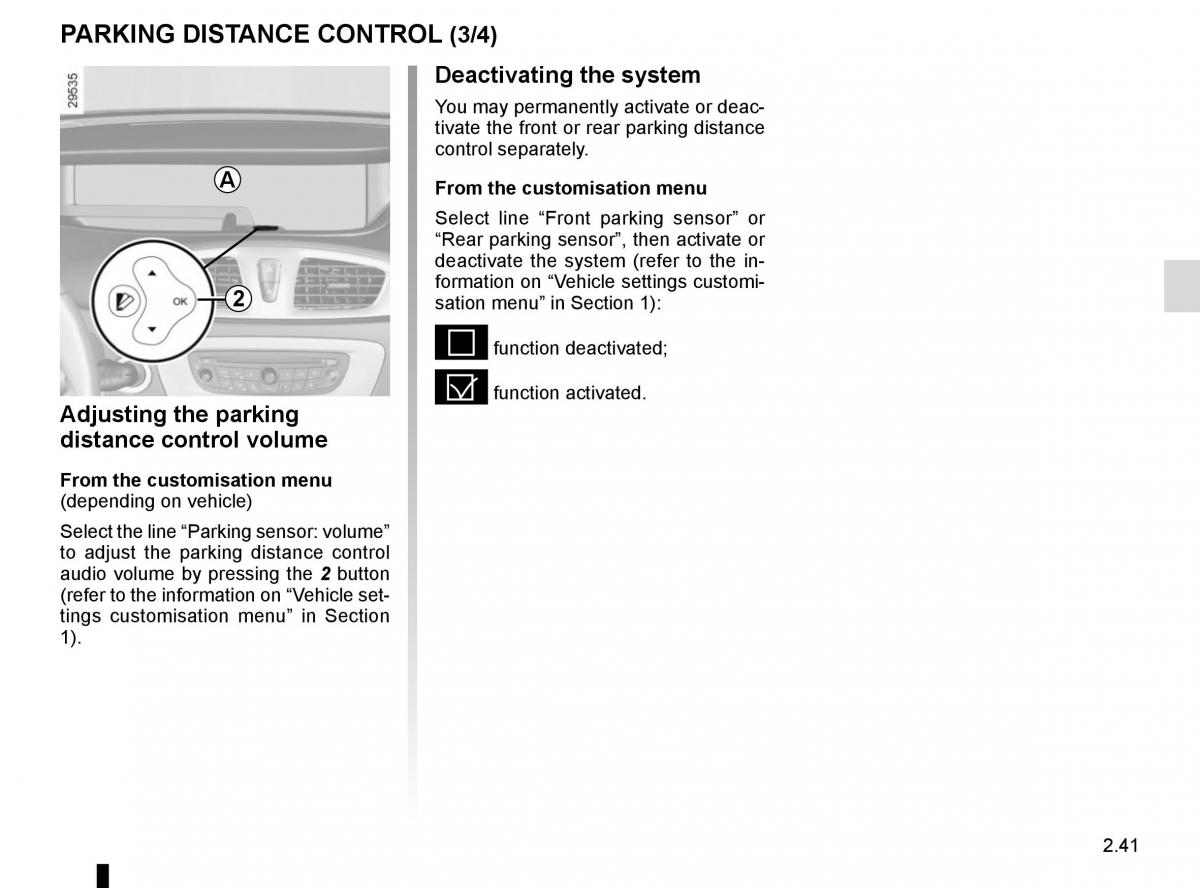 Renault Scenic III 3 owners manual / page 133