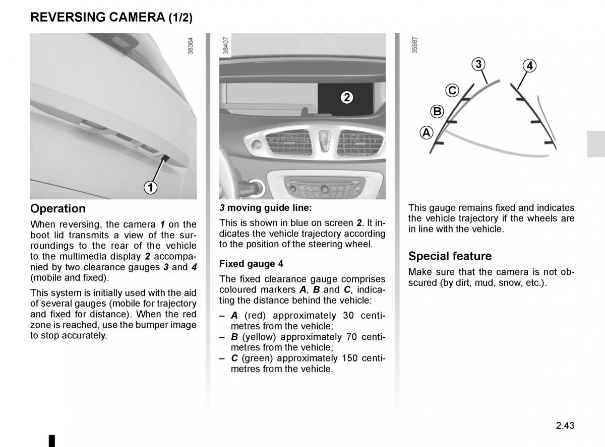 Renault Scenic III 3 owners manual / page 135