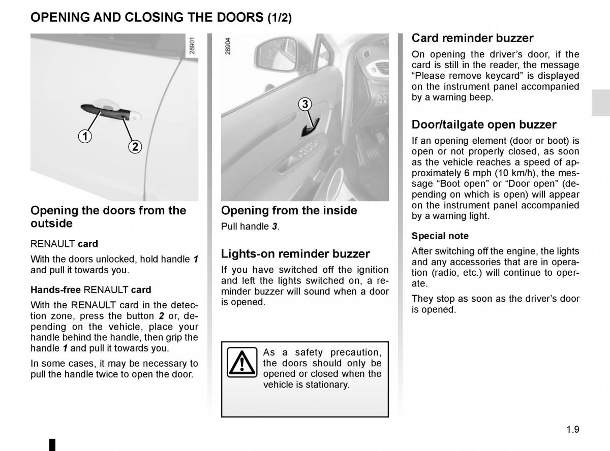 Renault Scenic III 3 owners manual / page 15