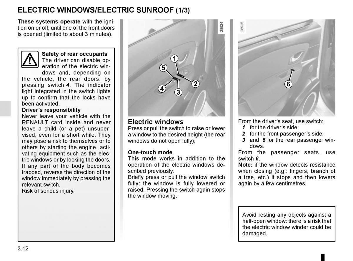 Renault Scenic III 3 owners manual / page 152