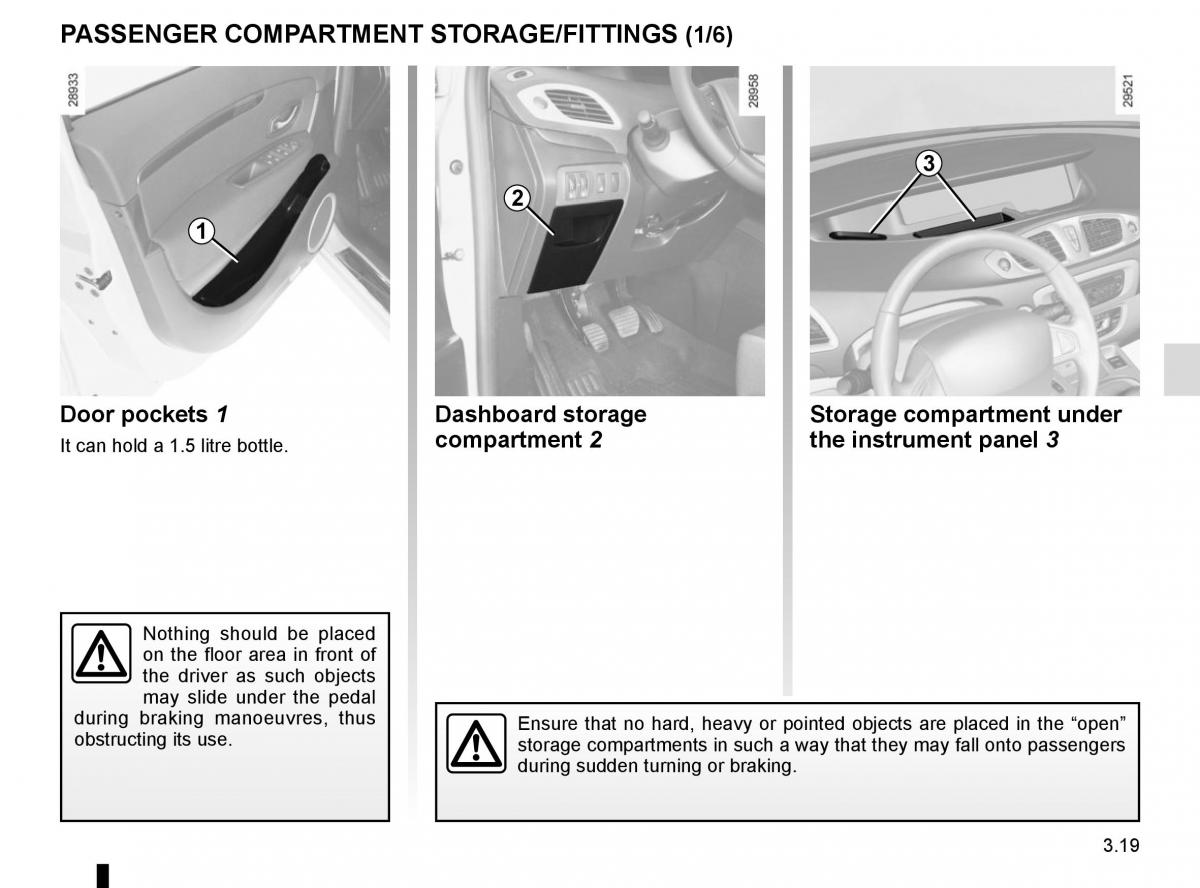 Renault Scenic III 3 owners manual / page 159