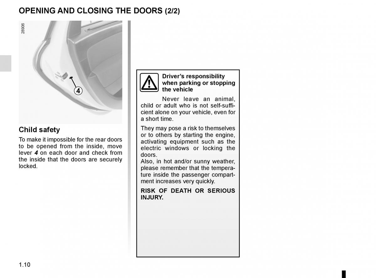 Renault Scenic III 3 owners manual / page 16