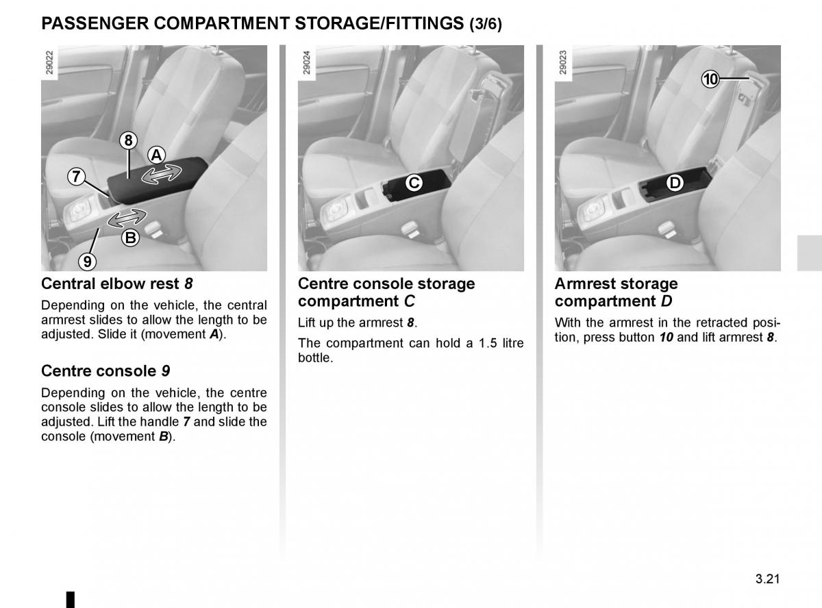 Renault Scenic III 3 owners manual / page 161