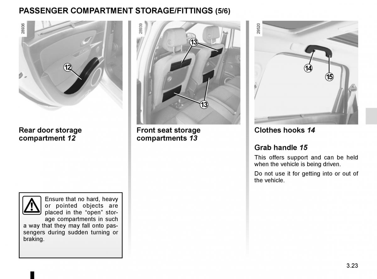 Renault Scenic III 3 owners manual / page 163